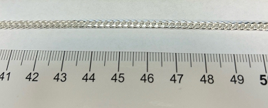 Łańcuszek srebrny Pancerka Cubana 3,4mm (długość do wyboru)