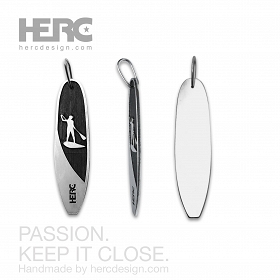 Sup board paddle board wisiorek naszyjnik brelok duży black label