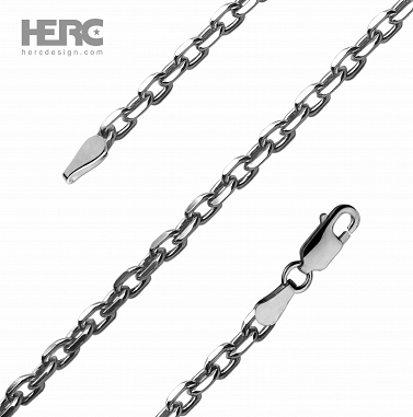 Łańcuszek srebrny Ankier 4mm (długość do wyboru)