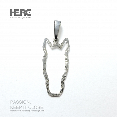 Horse pendant equestrian jewelry silver pendant horse necklace